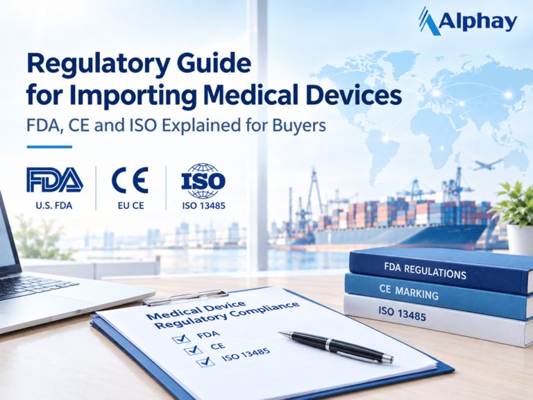 Regulatory Guide for Importing Medical Devices: FDA, CE, and ISO Explained for Buyers